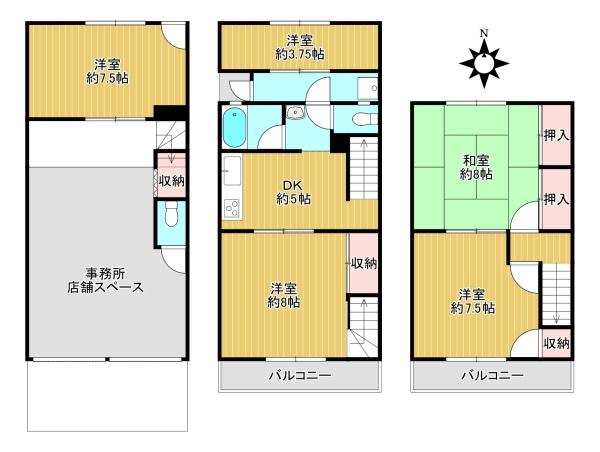 東大阪市中小阪１丁目の中古一戸建て