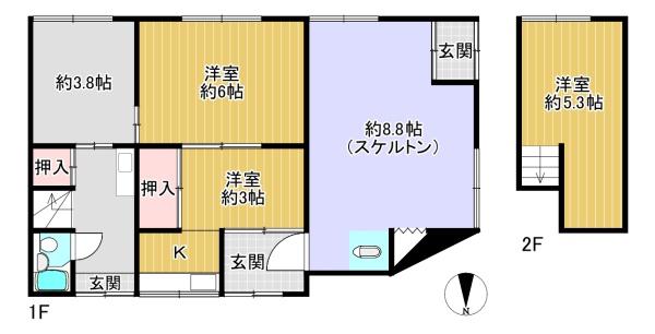 東大阪市岸田堂北町の中古一戸建て