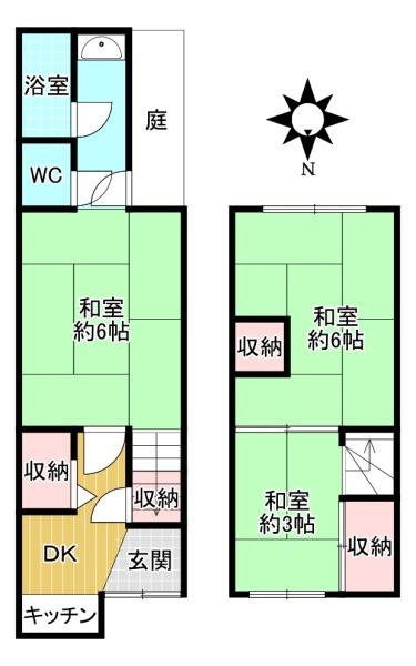 八尾市東本町５丁目の中古一戸建て