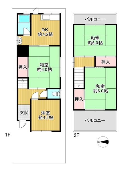 東大阪市衣摺３丁目の中古一戸建て