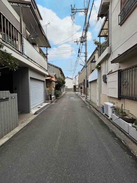 東大阪市喜里川町の土地(前面道路含む現地写真)
