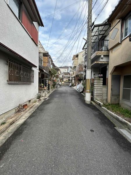 東大阪市喜里川町の土地(前面道路含む現地写真)