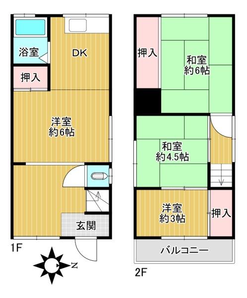 八尾市久宝寺５丁目の中古一戸建て