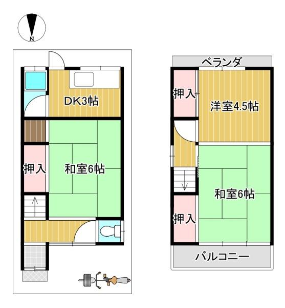 松原市三宅西２丁目の中古一戸建て