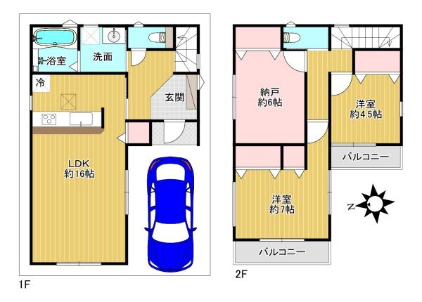 八尾市上之島町南６丁目・１号棟