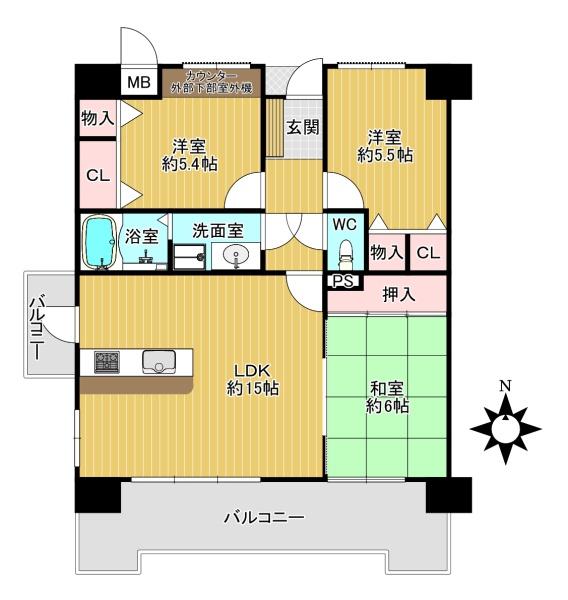 ローレルスクエア近鉄吉田３番館