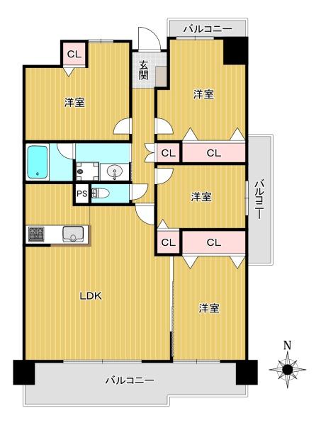ローレルスクエア近鉄吉田２番館