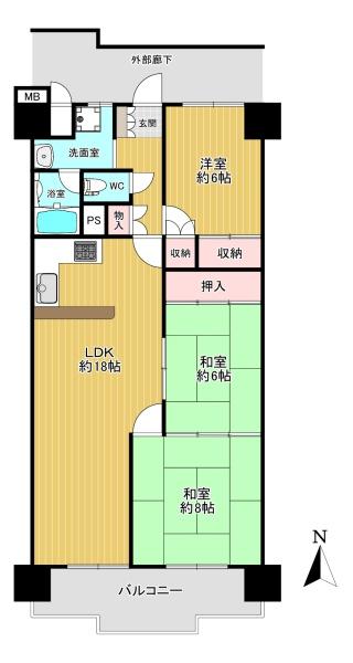 シャトー第２八戸の里
