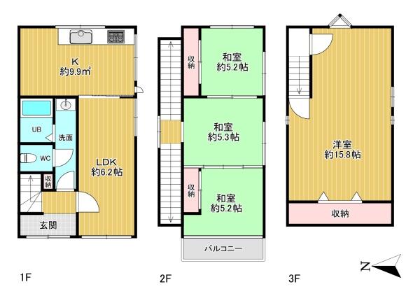 大阪市生野区桃谷４丁目の中古一戸建