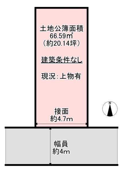 東大阪市東山町の土地