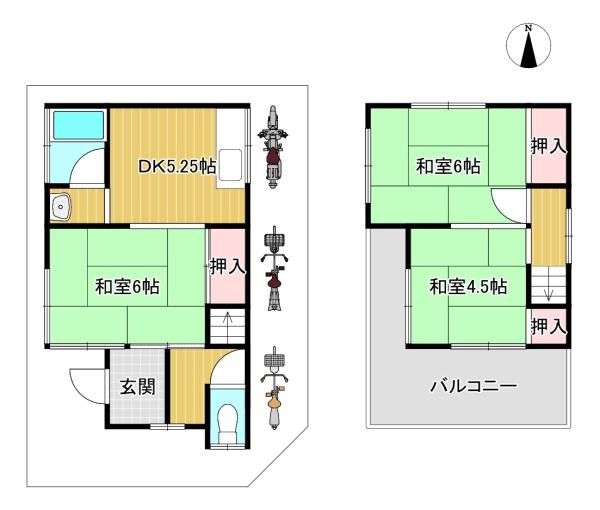 八尾市福万寺町３丁目の中古一戸建て
