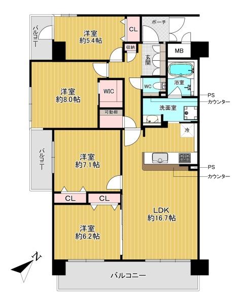 ファミールハイツ八尾A棟