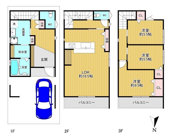 大阪市平野区長吉六反３丁目
