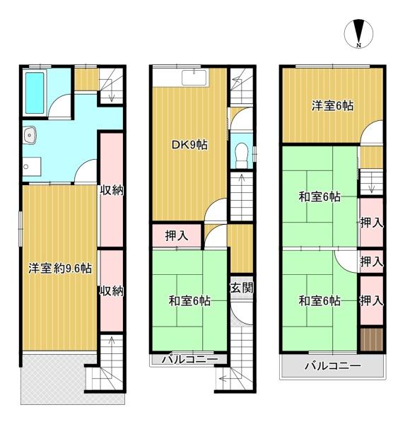 東大阪市布市町４丁目の中古一戸建て
