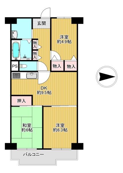 小阪パークハイツ弐号棟