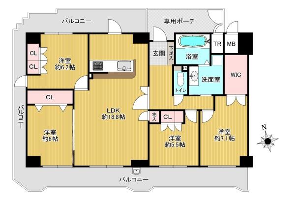 クレール八戸ノ里ソレイユ
