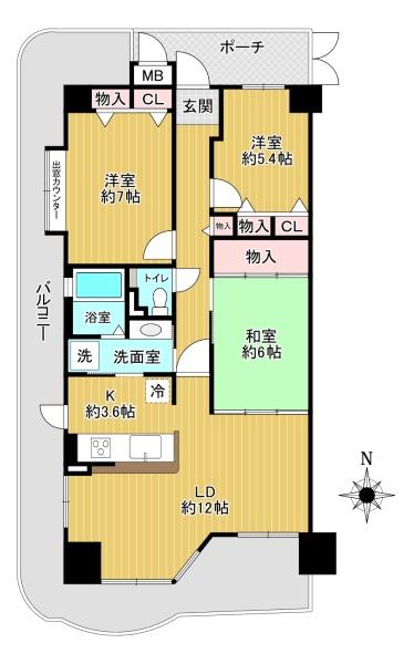 サニークレスト平野ウィングスＢ棟