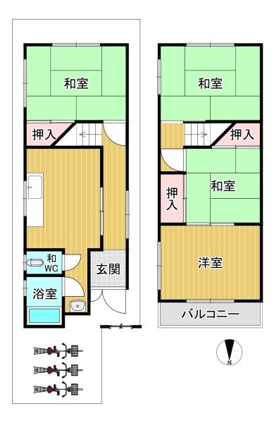 大東市西楠の里町の中古一戸建て