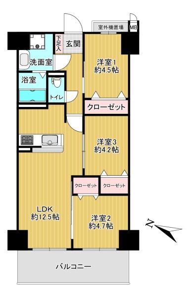 ユニハイム平野南Ａ棟