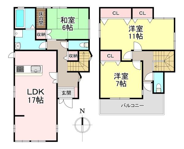 香芝市上中の中古一戸建