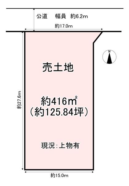 天理市西長柄町の土地