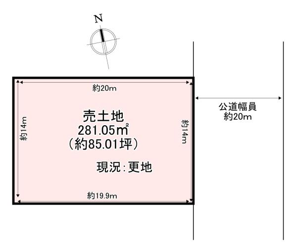 香芝市真美ヶ丘３丁目の売土地