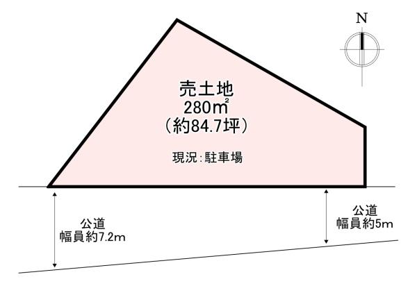 北葛城郡河合町大字川合 売土地