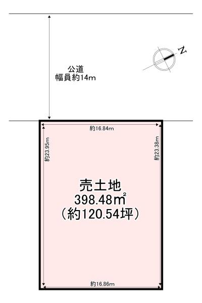 香芝市関屋北3丁目　売土地