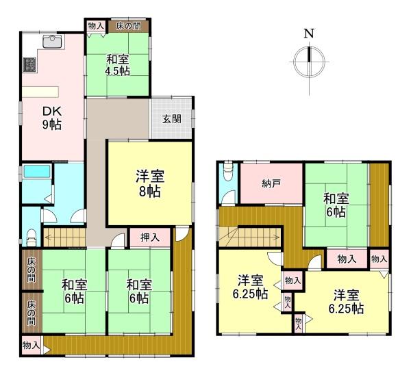 北葛城郡上牧町片岡台1丁目　中古戸建