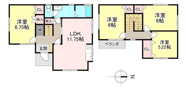 生駒郡斑鳩町目安4丁目　中古戸建