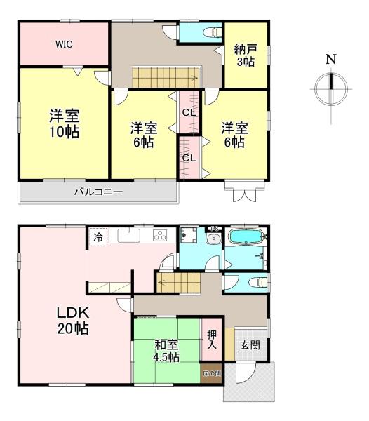香芝市旭ケ丘5丁目　中古戸建