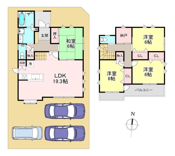 北葛城郡上牧町葛城台1丁目　中古戸建