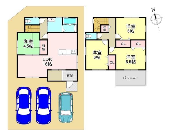 生駒郡斑鳩町神南1丁目　中古戸建