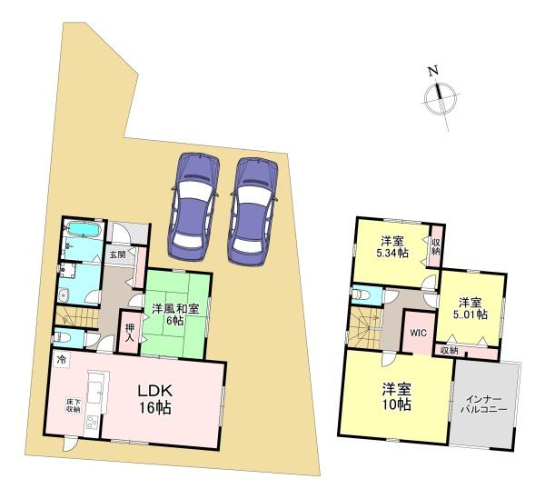 斑鳩町龍田西4期1号棟