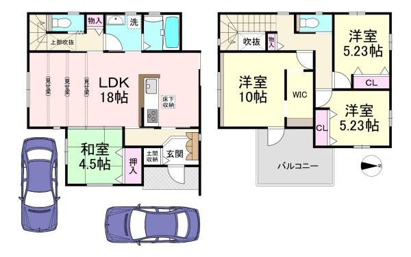 桜井市安倍木材団地1丁目　1号棟　新築戸建