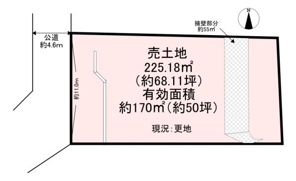 橿原市菖蒲町1丁目　売土地