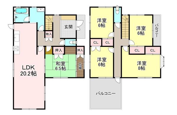 香芝市逢坂8丁目　中古戸建