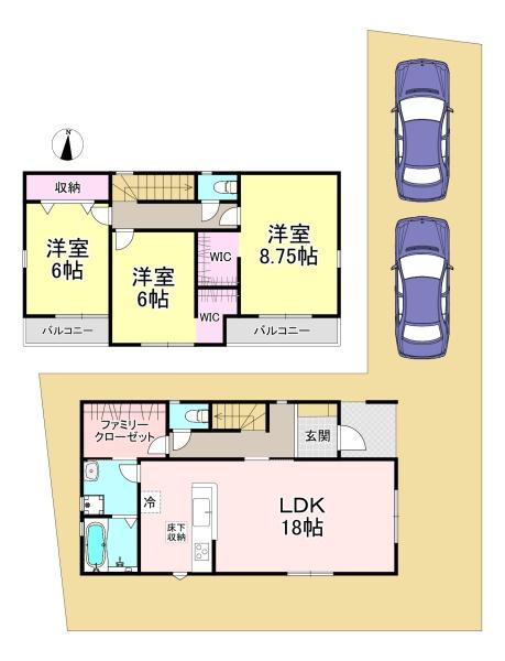川西町結崎13期　2号棟　新築戸建