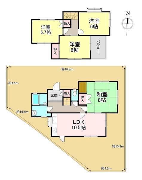 北葛城郡王寺町畠田5丁目　中古戸建