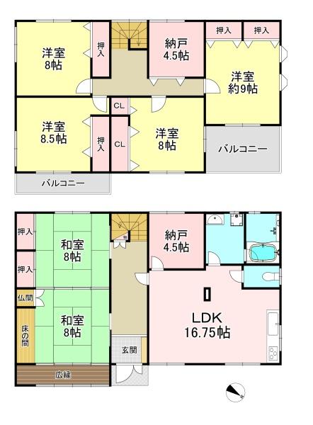大和高田市今里川合方　中古戸建