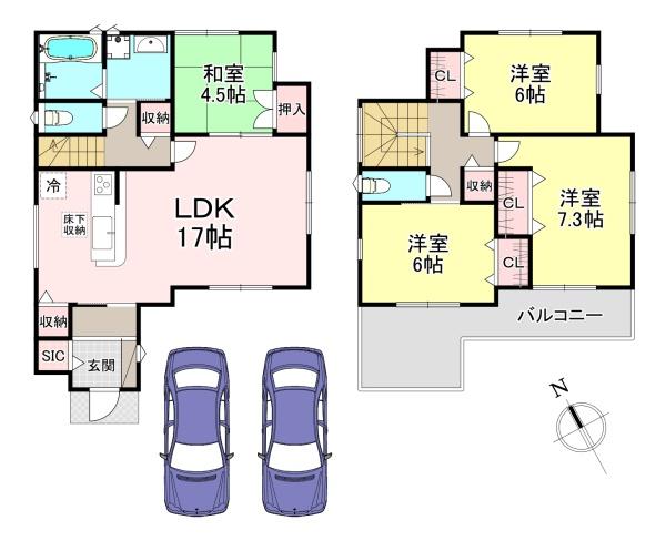 生駒郡斑鳩町神南三丁目　新築戸建