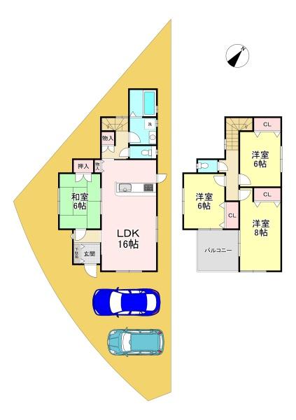 北葛城郡王寺町畠田９丁目の中古一戸建て