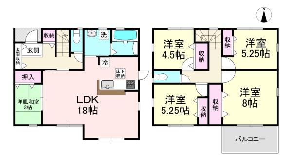 桜井市大豆越6期　3号棟　新築戸建