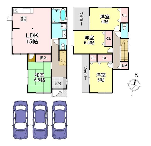 香芝市穴虫　中古戸建