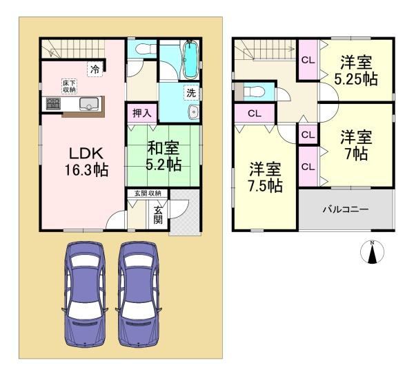 橿原市新口町第2　2号棟　新築戸建