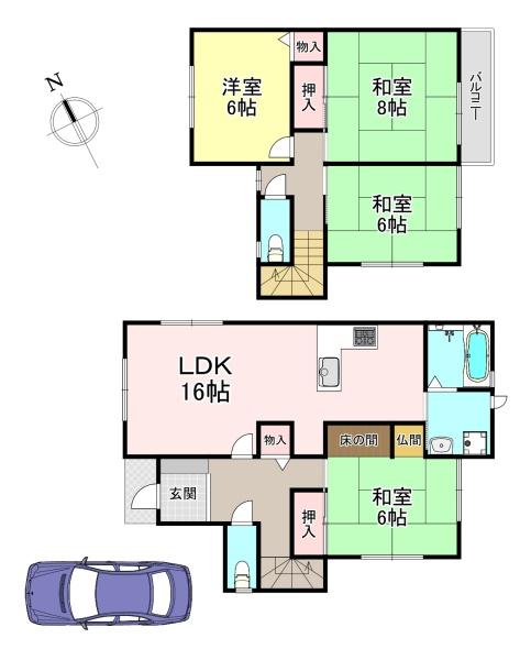 香芝市北今市1丁目　中古戸建