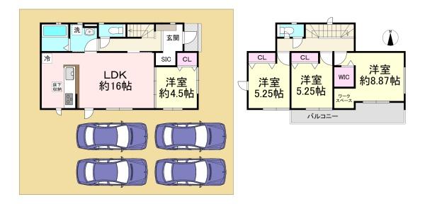 桜井市大福　2号棟　新築戸建