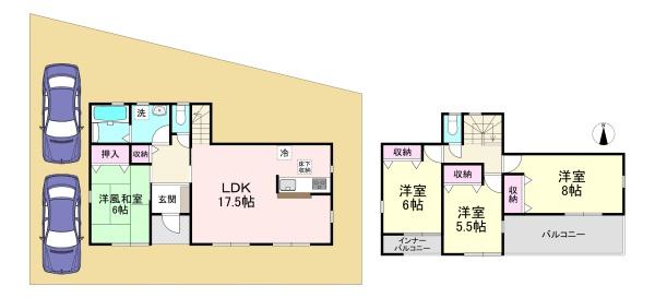 橿原市山本町　2号棟　新築戸建