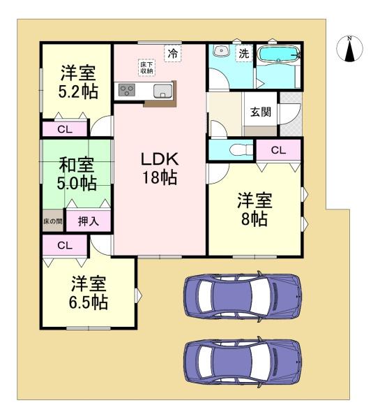 桜井市大豆越22　1期2号棟　新築戸建