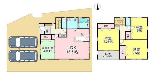 葛城市南道穂３期　１号棟　新築戸建